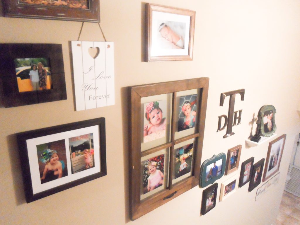 How to create a photo gallery wall on staircase