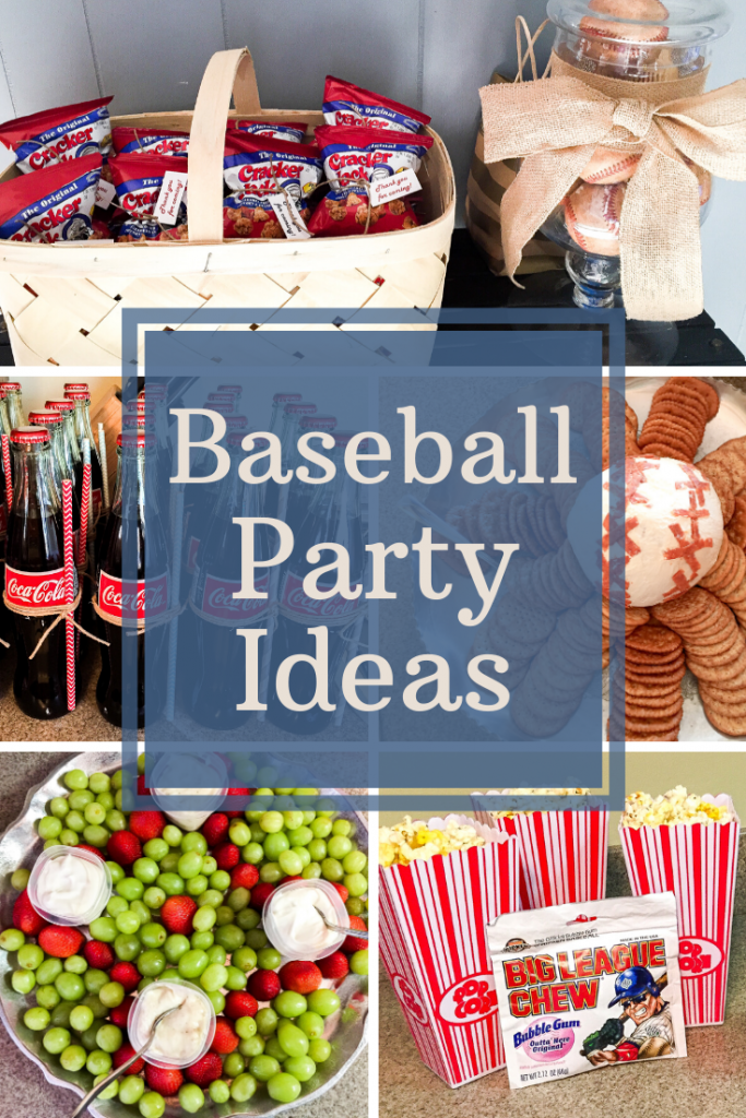 Vintage baseball baby shower theme. Baseball party ideas. Baseball party food ideas. Baseball party decor.