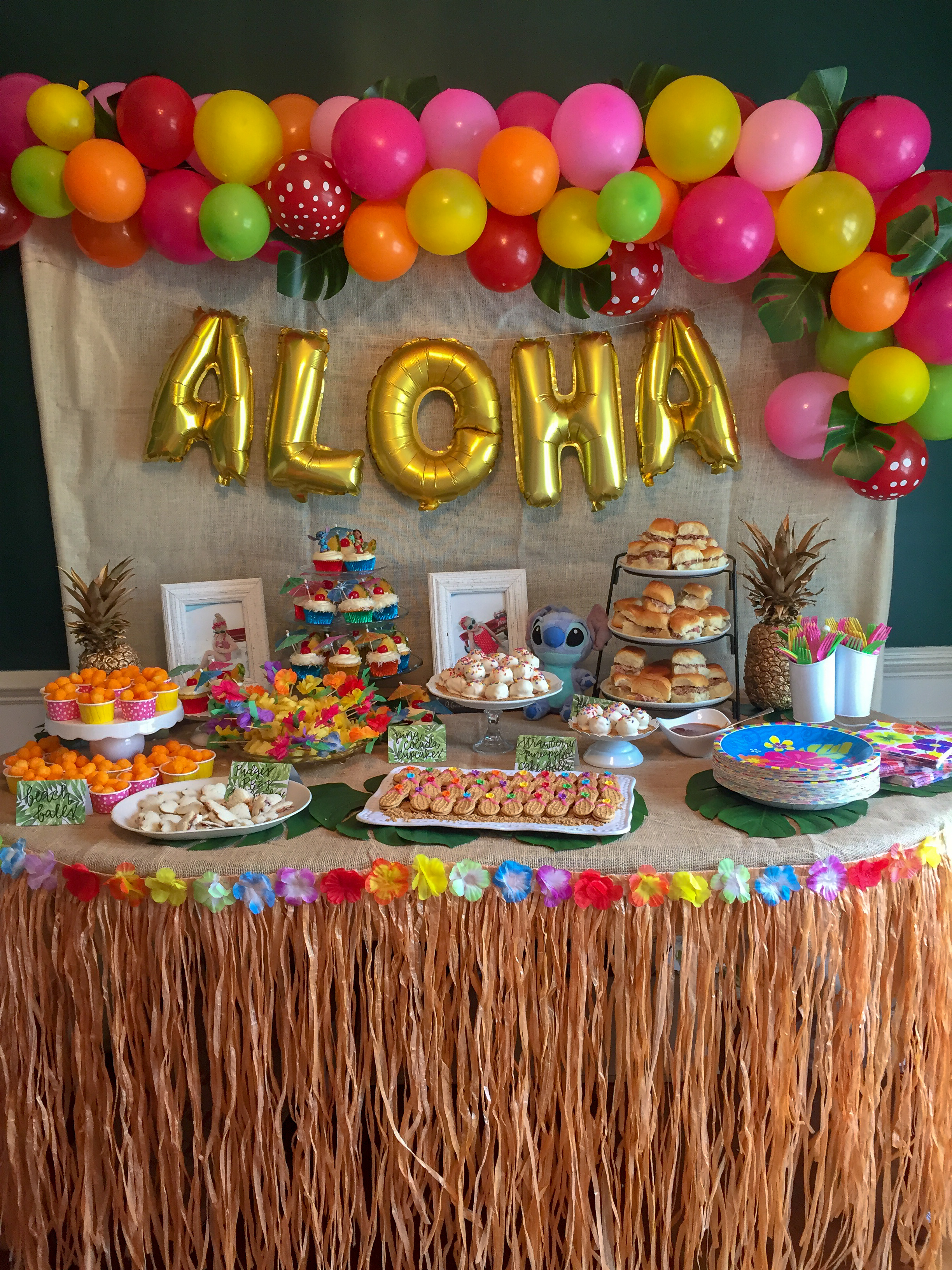Stitch Theme Decoration For Kids Birthday Party