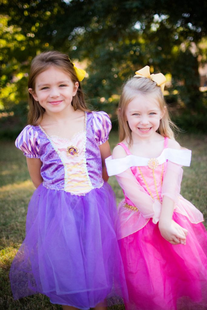 Princess photo shoot. Cousin princess photo shoot. Rapunzel, Aurora, Cinderella, Belle, and Elsa princess photo shoot