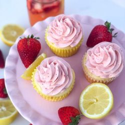Strawberry Lemonade Cupcake Recipe