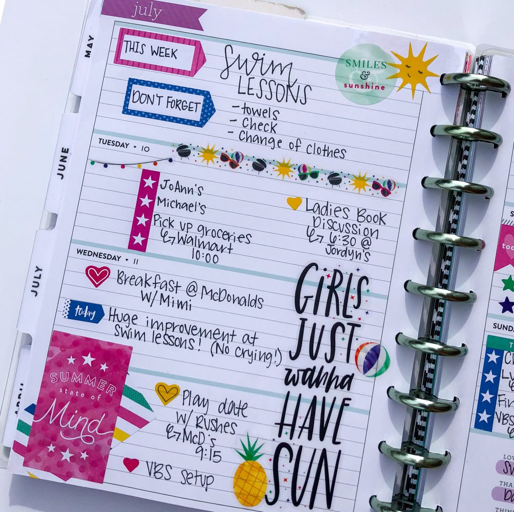 Happy Planner weekly layout ideas. Happy Planner monthly layout ideas. Vertical layout, horizontal layout, monthly spread.