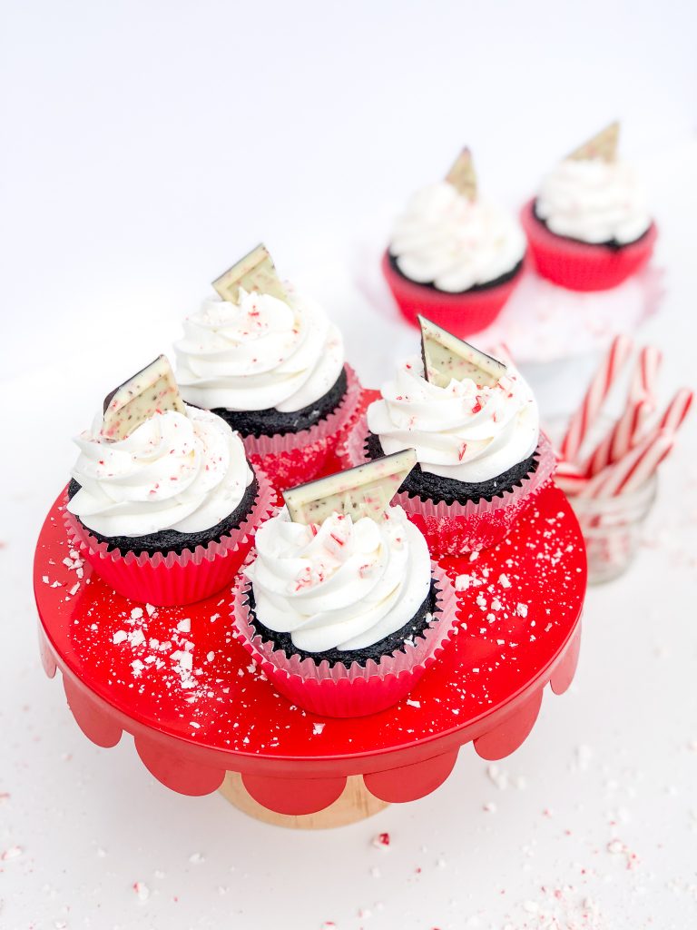 Peppermint mocha cupcakes. Wonderful peppermint mocha cupcake recipe that is perfect for your Christmas menu. Peppermint mocha cupcakes with peppermint bark for the holiday season. Mocha cupcakes with peppermint frosting