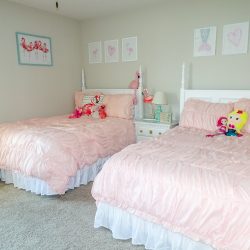 Mermaid + Flamingo Shared Girls’ Bedroom