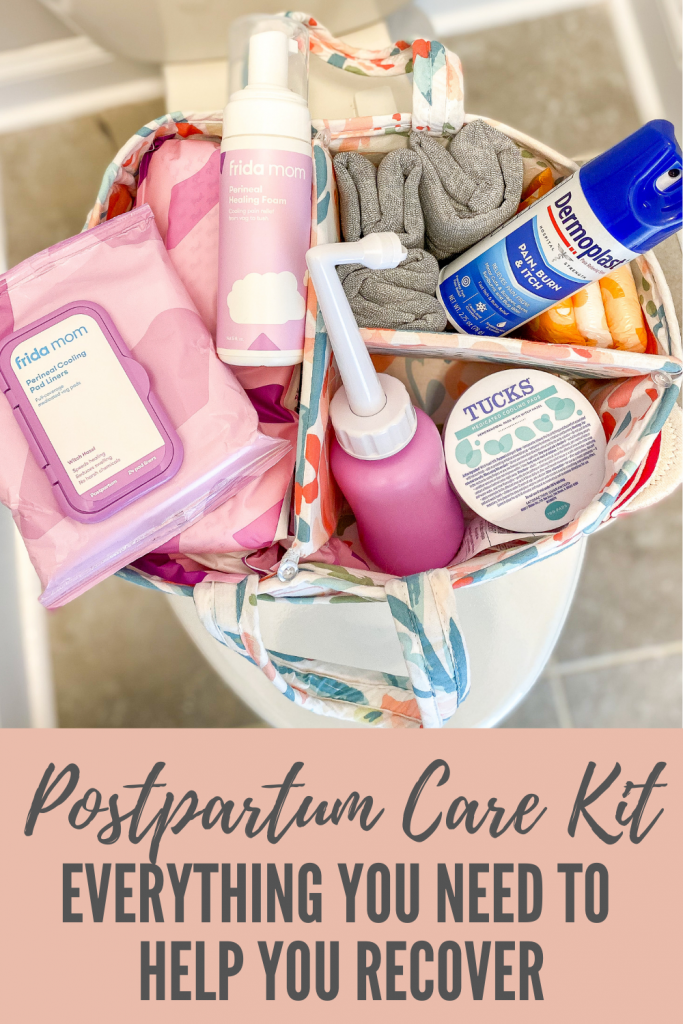 Postpartum care kit. Everything you need to take care of yourself postpartum. What people don't tell you about child birth and postpartum recovery. Everything you need to know about having a baby